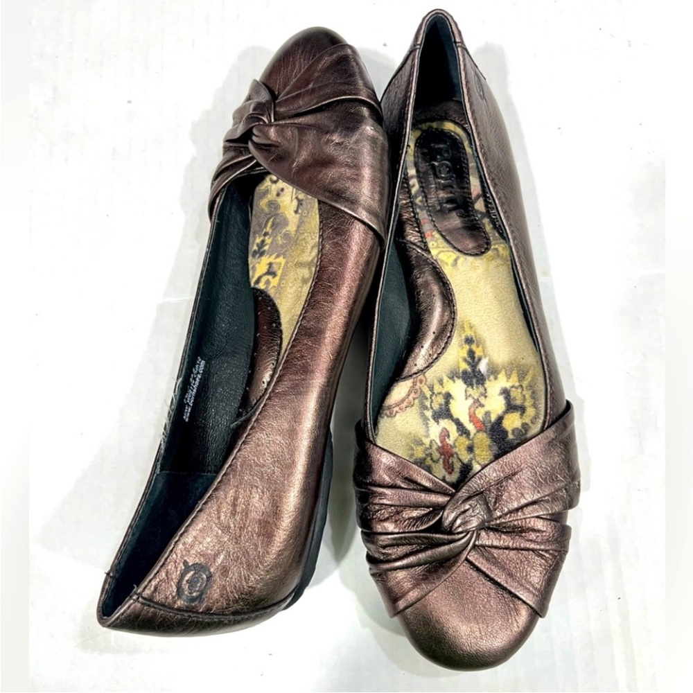 BORN LEATHER BALLET FLAT